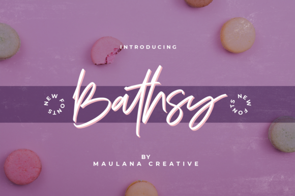 Bathsy: A Charming Handwritten Font for Editorial Design