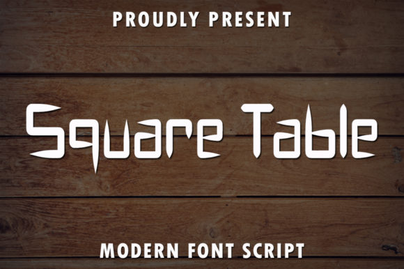 Bring Your Campaigns to Life with Square Table Font