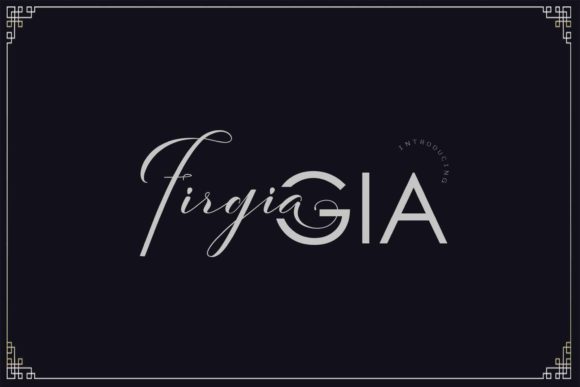 Bring Your Handmade Creations to Life with FirgiaGIA Font