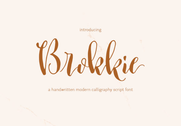 Brokkie: A Script Font with Modern Flair