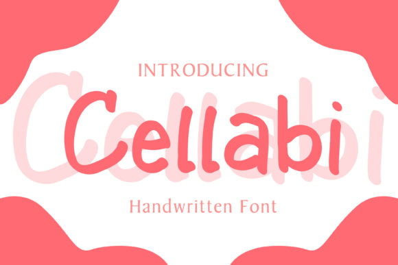 Cellabi: A Playful Handwritten Font for Editorial Charm