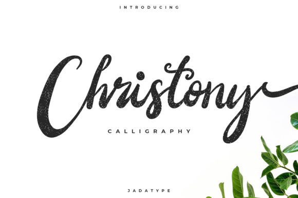 Christony: A Romantic Calligraphy Font for Elegant Campaigns