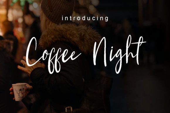 Coffee Night: A Handwritten Font for Engaging Brand Content