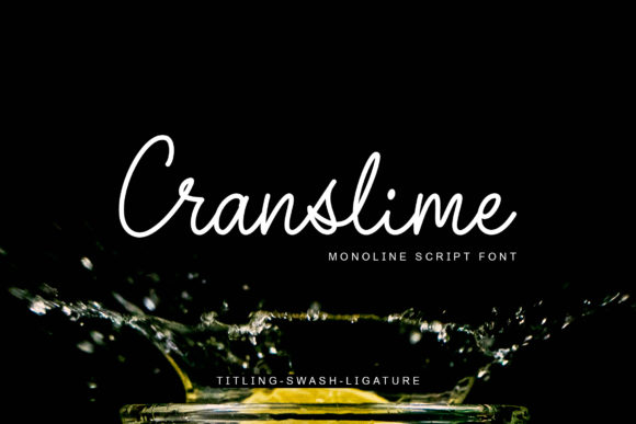 Cranslime: A Stylish Script Font for Creative Makers