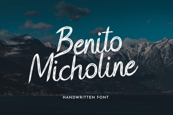 Discover Benito Micholine: A Cursive Script for Elegant Design