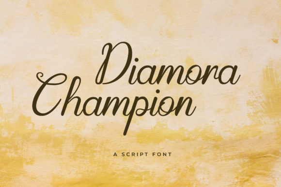 Discover Diamora Champion: A Font for Elegant Design