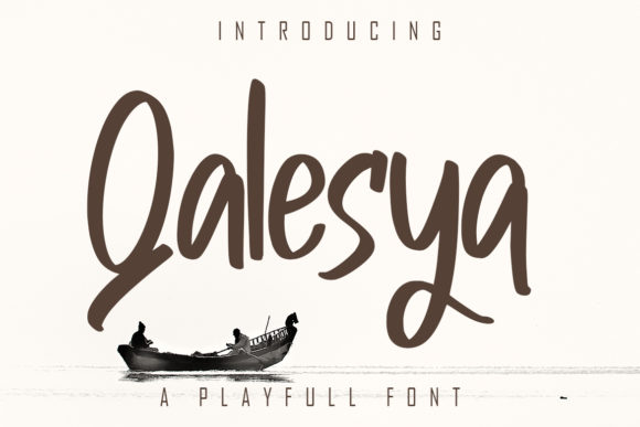 Discover the Charm of Qalesya: A Perfect Handwritten Font for Makers