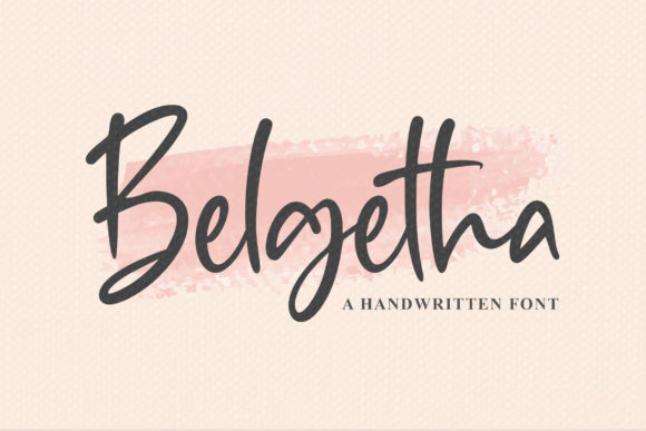 Elevate Your Brand with Belgetha: A Dainty Handwritten Font