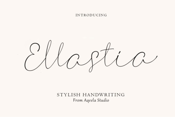 Elevate Your Editorial Design with Ellastia Font