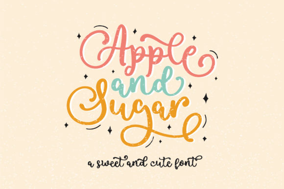 Enhance Your Brand with Apple and Sugar Font