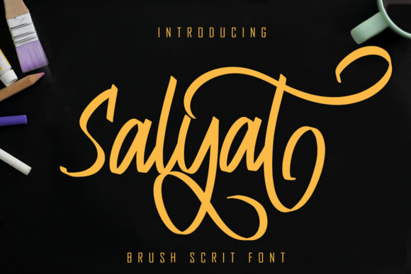 Enhance Your Brand with Salyat: A Whimsical Handwritten Font