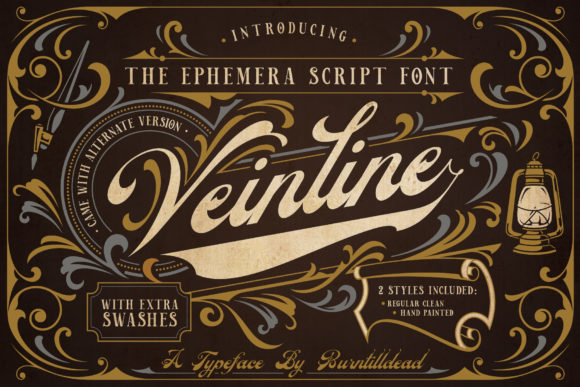 Enhance Your Brand with Veinline: A Stylish Handwritten Font