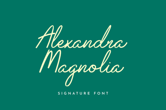 Enhance Your Campaign with Alexandra Magnolia Font