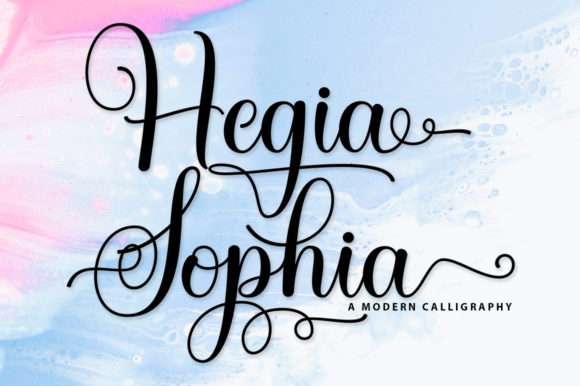 Hegia Sophia: A Script Font with Elegance