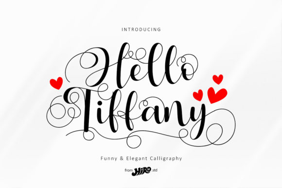 Hello Tiffany: A Modern Script Font for Stylish Branding