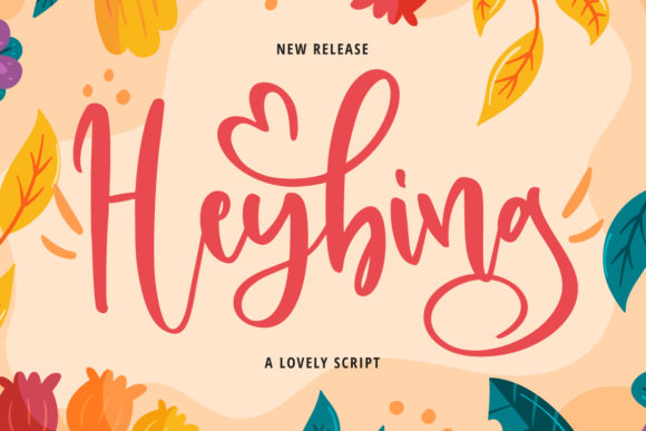 Heybing: A Charming Handwritten Font for Creative Makers