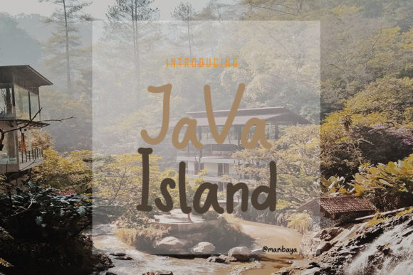 Java Island: A Handwritten Font for Polished Branding