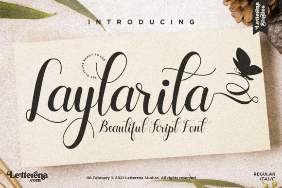 Laylarita: A Handwritten Font for Elegant Web Design