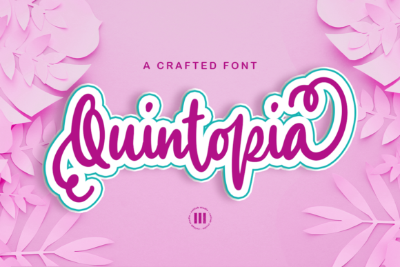 Quintopia: A Handwritten Font for Creative Web Design