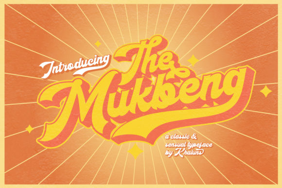 The Mukbeng: A Bold Script Font for Creative Web Design