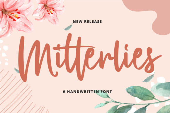 Transform Your Brand with Mitterlies: A Versatile Handwritten Font