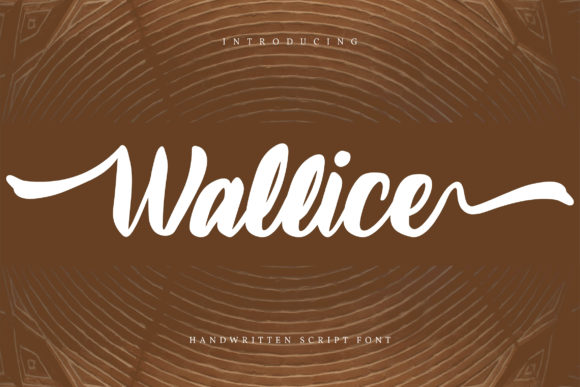 Wallice: A Bold Handwritten Font for Editorial Elegance