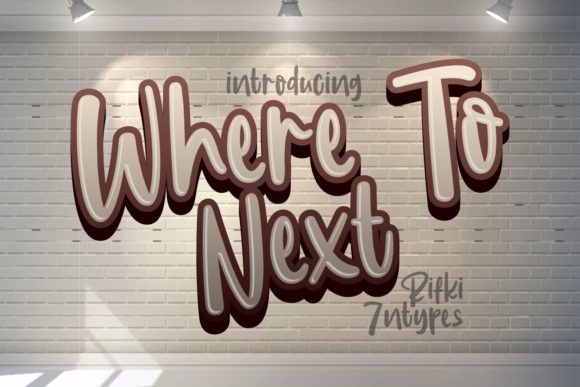 Where to Next: A Trendy Handwritten Font for Web Design